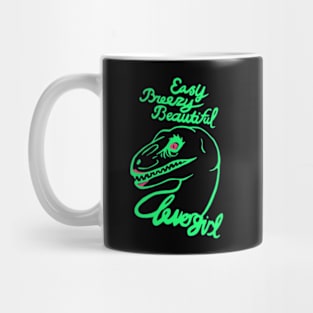 EASY BREEZY BEAUTIFUL, CLEVER GIRL VELOCIRAPTOR Mug